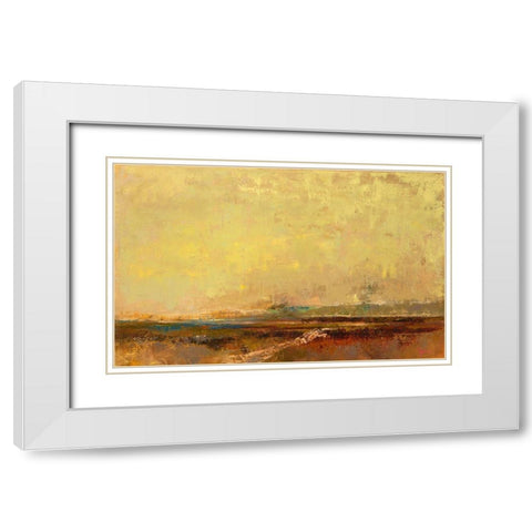Bones White Modern Wood Framed Art Print with Double Matting by Dennis, Patrick
