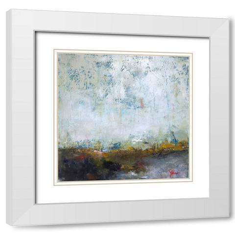 In The Pink White Modern Wood Framed Art Print with Double Matting by Dennis, Patrick