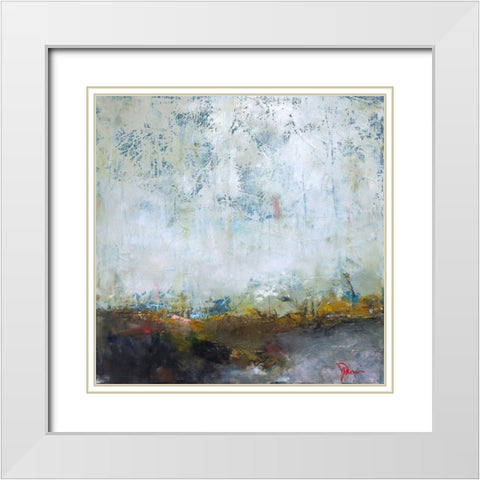 In The Pink White Modern Wood Framed Art Print with Double Matting by Dennis, Patrick