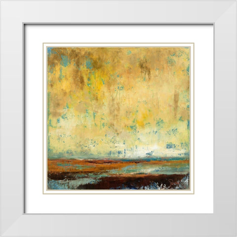 Air Quality White Modern Wood Framed Art Print with Double Matting by Dennis, Patrick