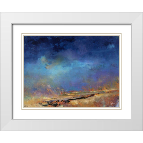 Lost Land White Modern Wood Framed Art Print with Double Matting by Dennis, Patrick