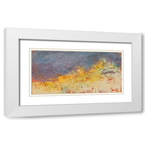 Aerial White Modern Wood Framed Art Print with Double Matting by Dennis, Patrick