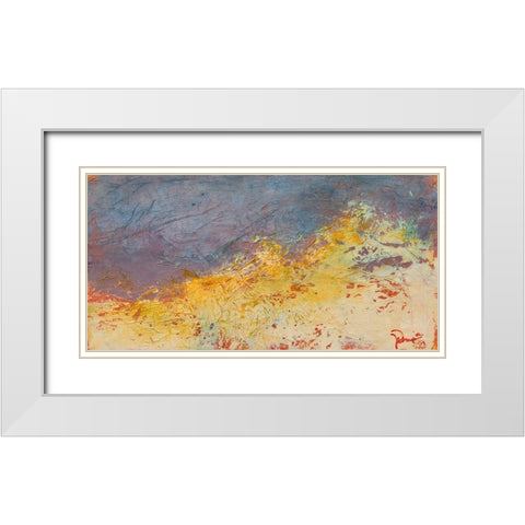 Aerial White Modern Wood Framed Art Print with Double Matting by Dennis, Patrick
