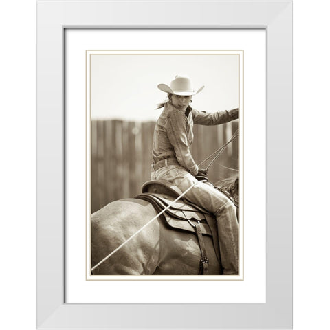 Got One White Modern Wood Framed Art Print with Double Matting by Dearing, Lisa