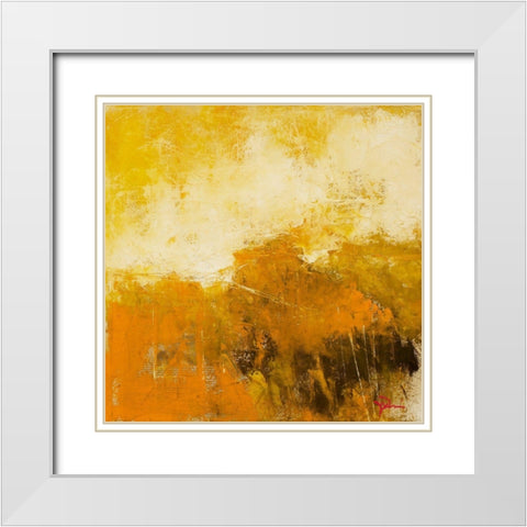 Autumn of Life White Modern Wood Framed Art Print with Double Matting by Dennis, Patrick