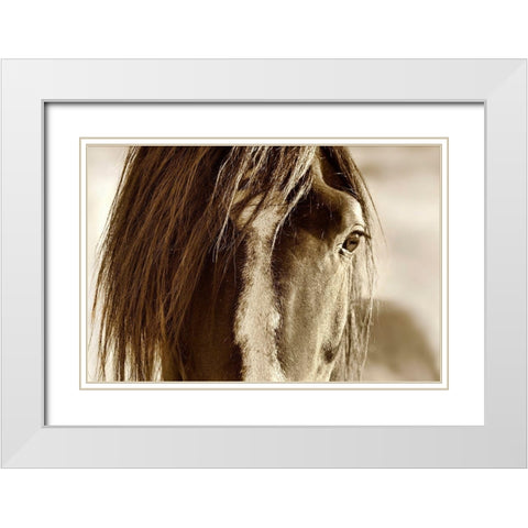 Amante White Modern Wood Framed Art Print with Double Matting by Dearing, Lisa