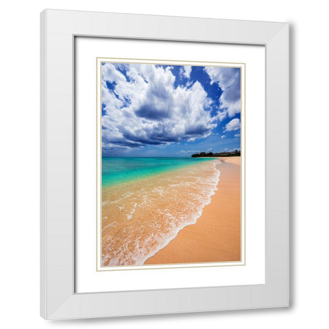 A Perfect Day White Modern Wood Framed Art Print with Double Matting by Davis, Lizzy