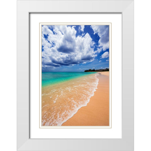 A Perfect Day White Modern Wood Framed Art Print with Double Matting by Davis, Lizzy