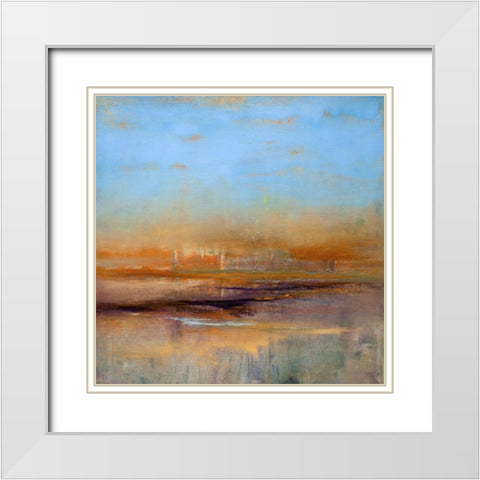 For Ukraine White Modern Wood Framed Art Print with Double Matting by Dennis, Patrick