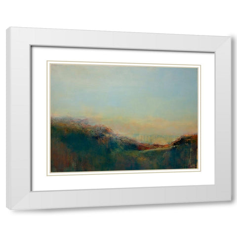 Bixby White Modern Wood Framed Art Print with Double Matting by Dennis, Patrick