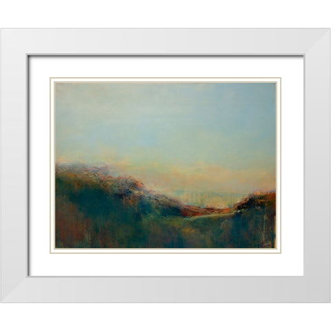 Bixby White Modern Wood Framed Art Print with Double Matting by Dennis, Patrick