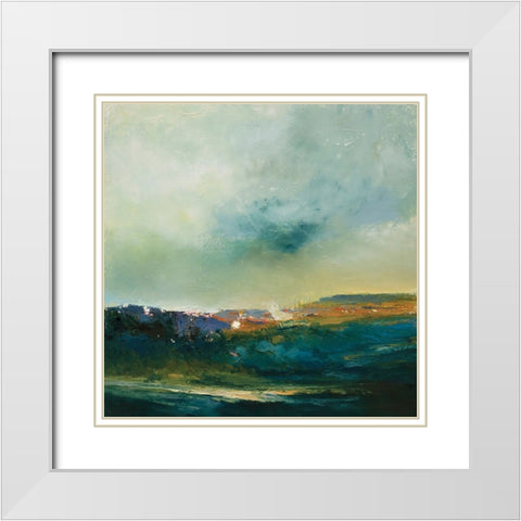 Into Paso White Modern Wood Framed Art Print with Double Matting by Dennis, Patrick