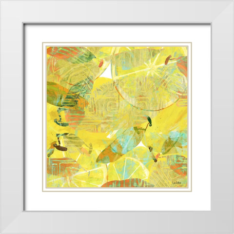 Tropical Tapestry 1 White Modern Wood Framed Art Print with Double Matting by Dubois, Lori