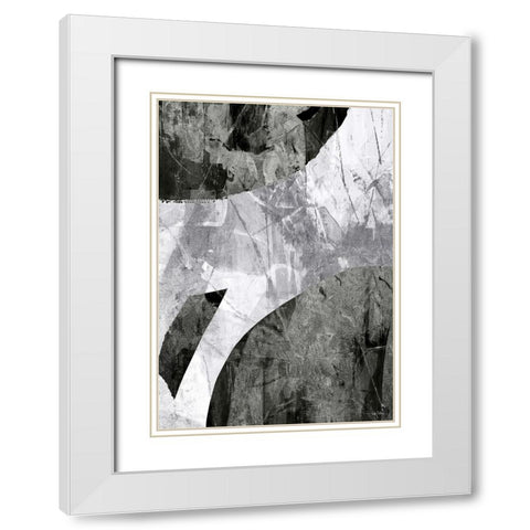 Midnight Storm I White Modern Wood Framed Art Print with Double Matting by Dubois, Lori