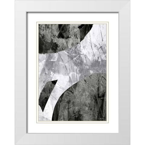 Midnight Storm I White Modern Wood Framed Art Print with Double Matting by Dubois, Lori