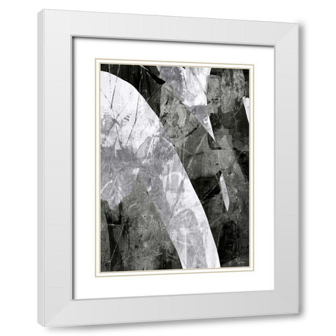 Midnight Storm II White Modern Wood Framed Art Print with Double Matting by Dubois, Lori