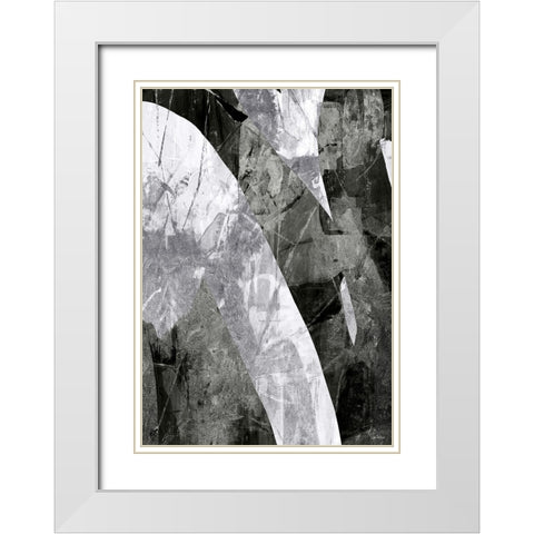 Midnight Storm II White Modern Wood Framed Art Print with Double Matting by Dubois, Lori