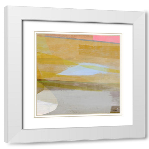 Twilight Intrigue I White Modern Wood Framed Art Print with Double Matting by Dubois, Lori