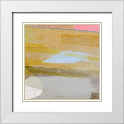 Twilight Intrigue I White Modern Wood Framed Art Print with Double Matting by Dubois, Lori