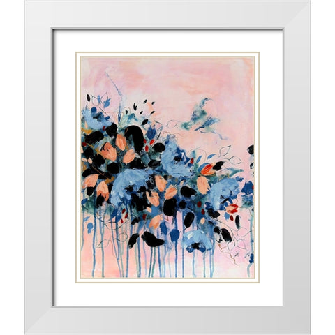 Bridesmaid Two White Modern Wood Framed Art Print with Double Matting by DelValle, Patty