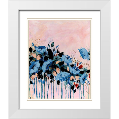 Bridesmaid Three White Modern Wood Framed Art Print with Double Matting by DelValle, Patty