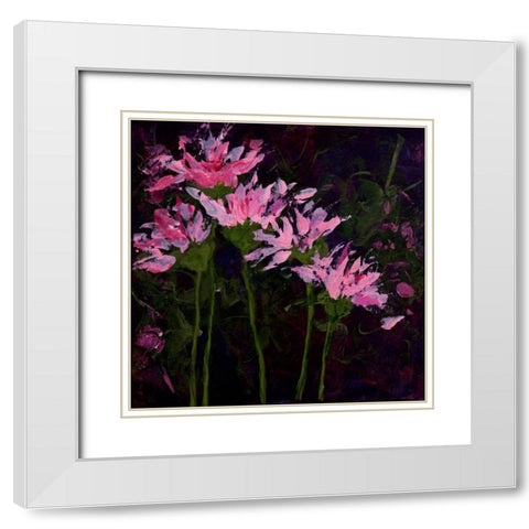When Evening Comes White Modern Wood Framed Art Print with Double Matting by DelValle, Patty