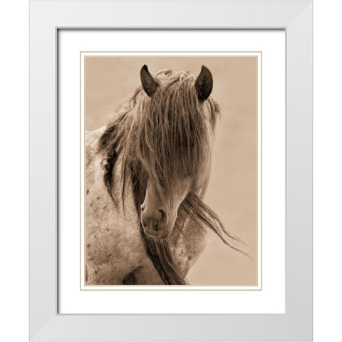Freedom White Modern Wood Framed Art Print with Double Matting by Dearing, Lisa