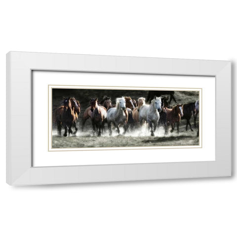 Renegades White Modern Wood Framed Art Print with Double Matting by Dearing, Lisa