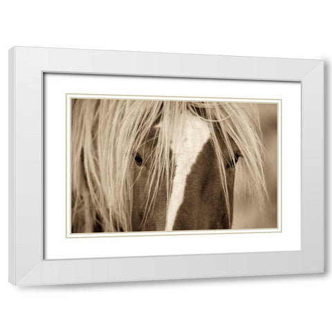 The Blonde White Modern Wood Framed Art Print with Double Matting by Dearing, Lisa