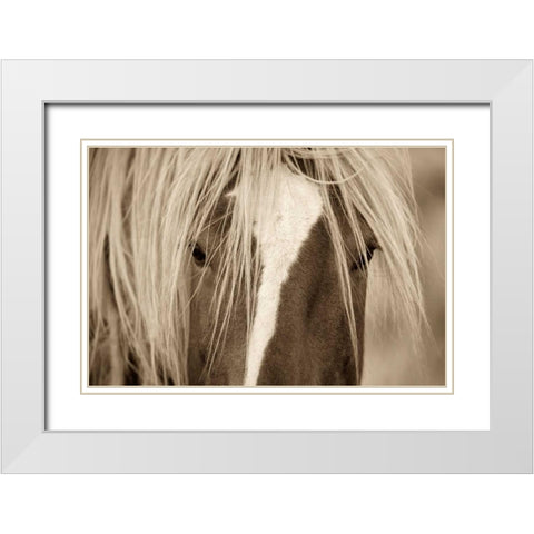 The Blonde White Modern Wood Framed Art Print with Double Matting by Dearing, Lisa