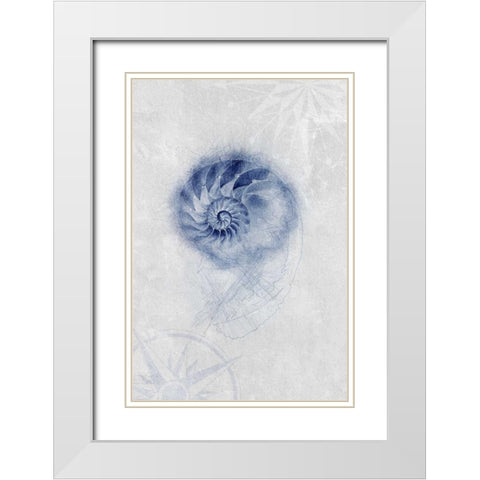 Ocean Memories 2 White Modern Wood Framed Art Print with Double Matting by Duncan-He, Louis