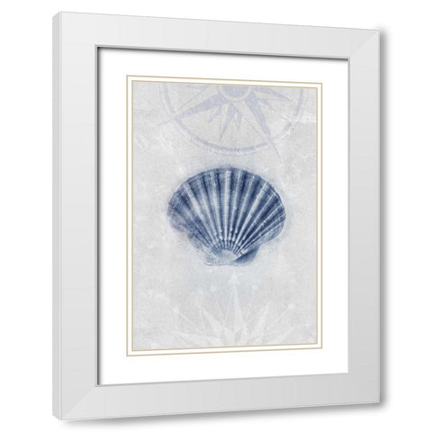 Ocean Memories 3 White Modern Wood Framed Art Print with Double Matting by Duncan-He, Louis