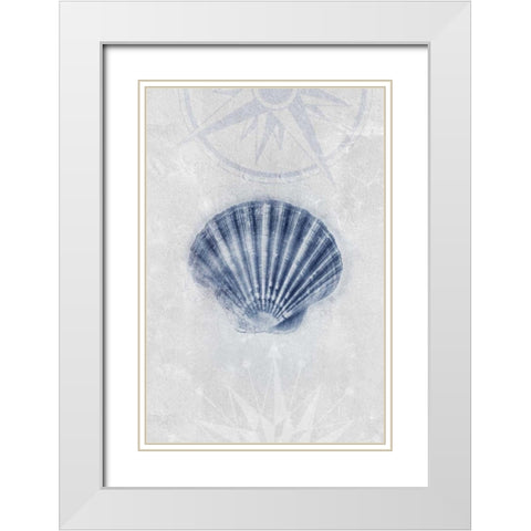 Ocean Memories 3 White Modern Wood Framed Art Print with Double Matting by Duncan-He, Louis