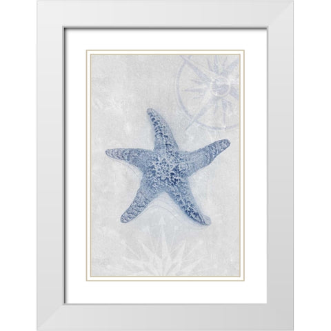 Ocean Memories 4 White Modern Wood Framed Art Print with Double Matting by Duncan-He, Louis