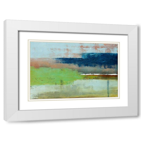 Drift White Modern Wood Framed Art Print with Double Matting by Diliberto, Michael A.