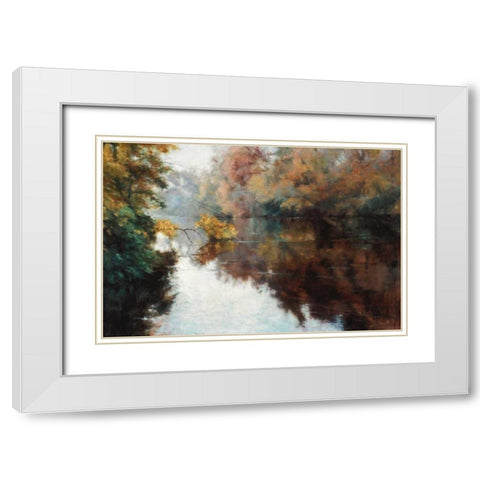 Branch on the Charles White Modern Wood Framed Art Print with Double Matting by Engelman, Esther
