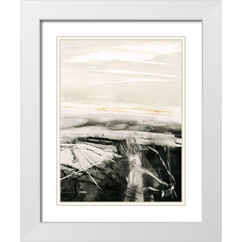 Homeground No. 9 White Modern Wood Framed Art Print with Double Matting by Ekstrand, Kris