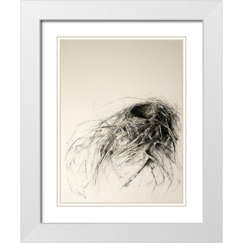 Sanctuary White Modern Wood Framed Art Print with Double Matting by Ekstrand, Kris