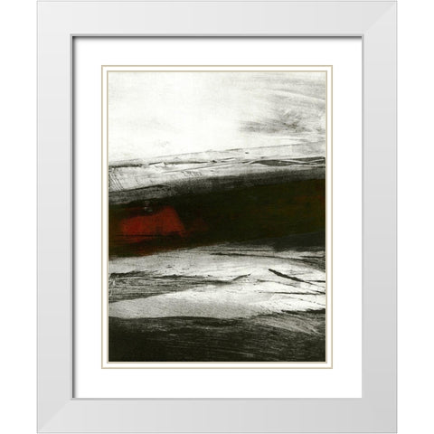 Visible Bones No. 3 White Modern Wood Framed Art Print with Double Matting by Ekstrand, Kris