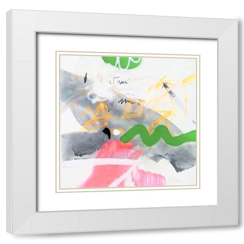 Et Moi-Et Moi White Modern Wood Framed Art Print with Double Matting by Escayo, Alba