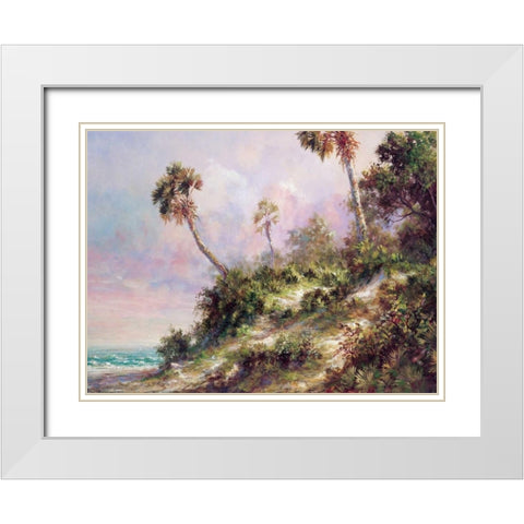 Casperson Shore White Modern Wood Framed Art Print with Double Matting by Fronckowiak, Art