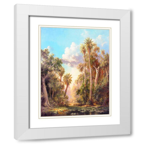 Lost River White Modern Wood Framed Art Print with Double Matting by Fronckowiak, Art