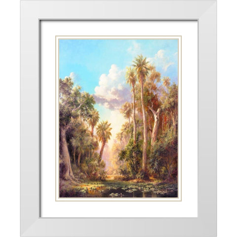Lost River White Modern Wood Framed Art Print with Double Matting by Fronckowiak, Art