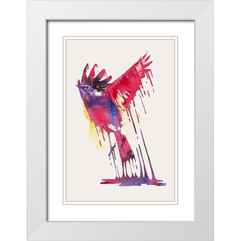The Great Emerge White Modern Wood Framed Art Print with Double Matting by Farkas, Robert