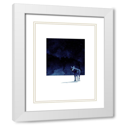 Im Going Back White Modern Wood Framed Art Print with Double Matting by Farkas, Robert