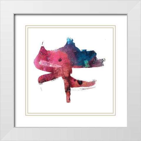 Eastern Visions 1 White Modern Wood Framed Art Print with Double Matting by Frances, Jaclyn