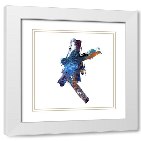 Eastern Visions 3 White Modern Wood Framed Art Print with Double Matting by Frances, Jaclyn
