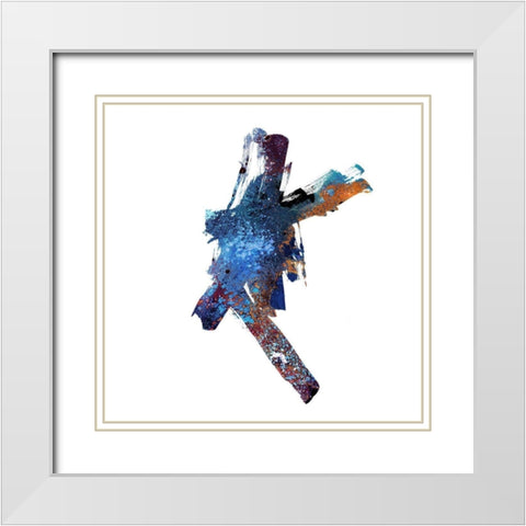 Eastern Visions 3 White Modern Wood Framed Art Print with Double Matting by Frances, Jaclyn