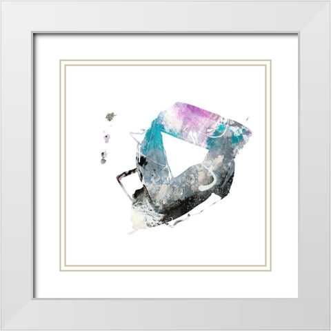 Eastern Visions 4 White Modern Wood Framed Art Print with Double Matting by Frances, Jaclyn