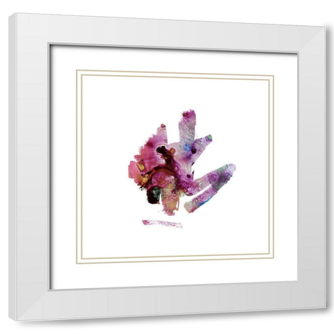 Eastern Visions 7 White Modern Wood Framed Art Print with Double Matting by Frances, Jaclyn